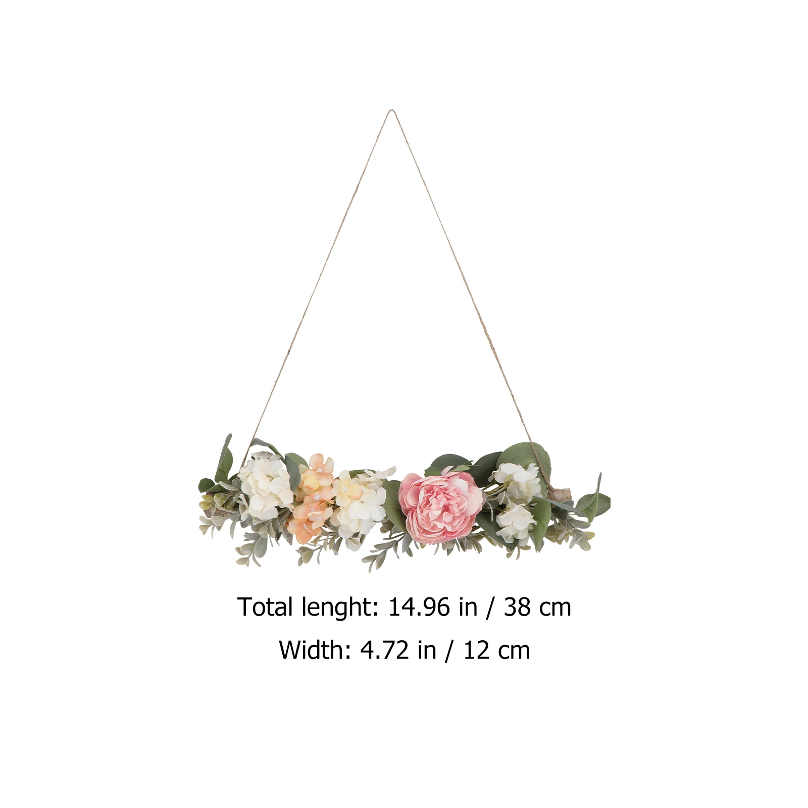 

Artificial Flowers Greenery Dry Branch Wall Hanging Nordic Style Fabric Flower Decor Scene Layout Floral Decor Easy Operate