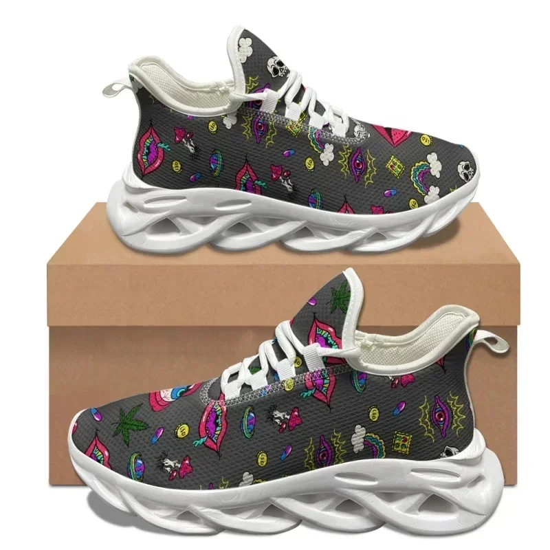 Zapatillas deportivas con estampado Subliminal para hombre y mujer, zapatos hechos a medida, WK9W, WK9B