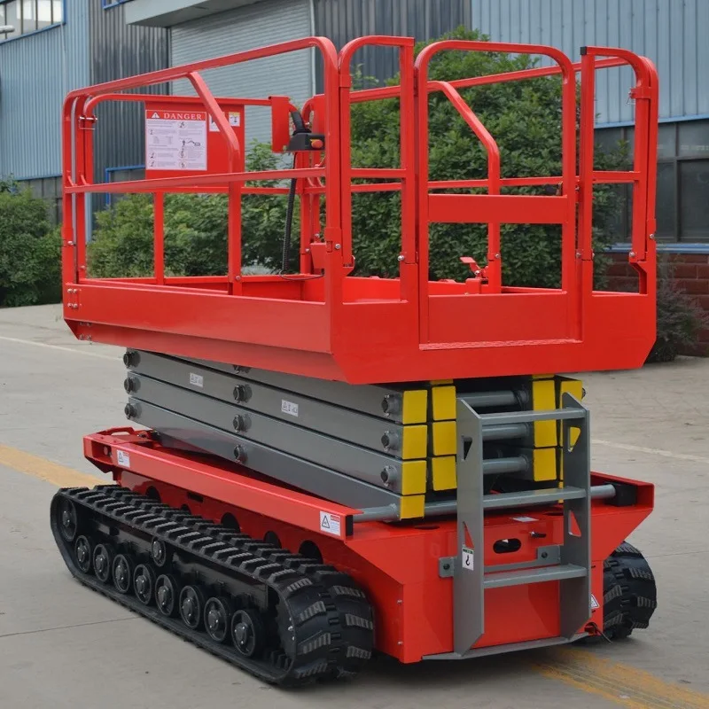 Mobile Hydraulic Jib Lift Customized Crawler Jib Lift for High-altitude Work and Maintenance;