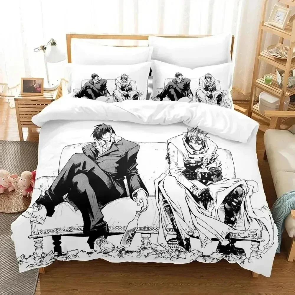 

Anime TRIGUN STAMPEDE 3D NEW Duvet Cover Pillowcase Bedding Set Adult Boy Girl Bedroom Decoration Children Single Double Large