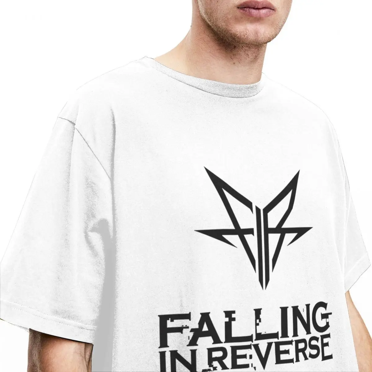 Leisure Falling In Reverse Rock Band Metal Music T Shirt Men Women\'s Cotton Tees Shirt Summer Tops