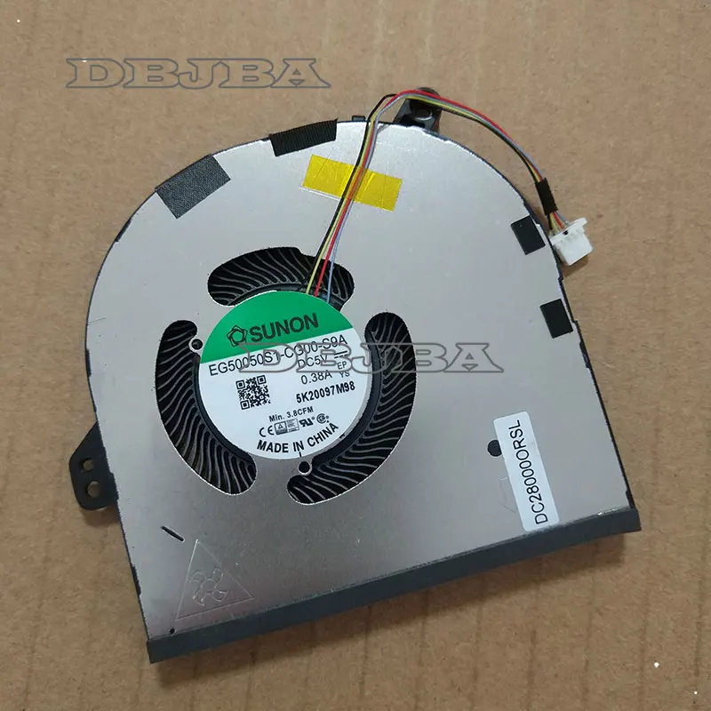 Cooling Fan For Dell XPS 15 9500 EG50050S1-CG00-S9A DC28000ORSL 0DJH35 5V 0.38A