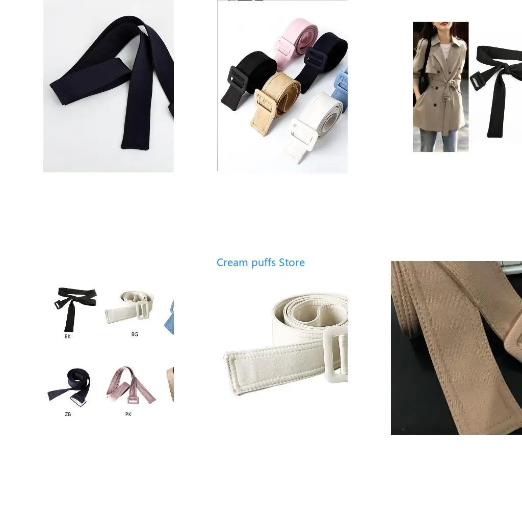 50LE Overcoat Waist Belt Coat Belt Replacement Women Belt Wide Belt