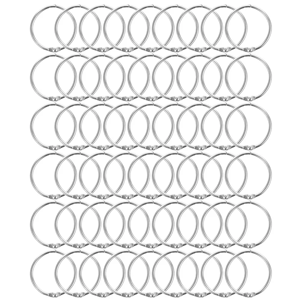 

70 Pcs Binder Rings for Notebook Office Scrapbooking Craft Index Loose Leaf Binder Rings Card Storage ganization Tools