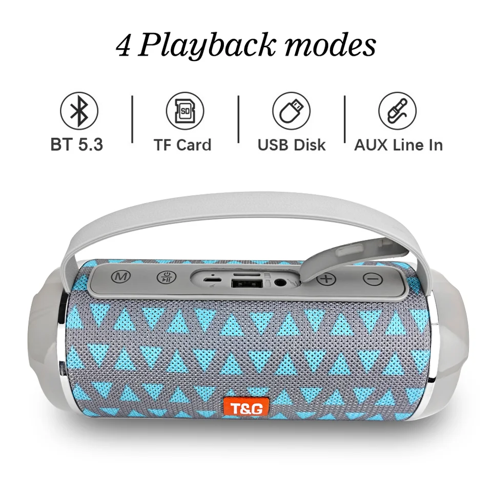 Portable Wireless Bluetooth Speaker with Subwoofer