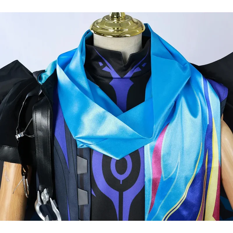 【Wetrose】Em estoque Ororon Cosplay Genshin Impact Conjunto completo de peruca Halloween Natal