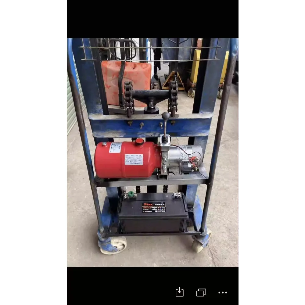 Manual modification of electric forklift hydraulic lifting power unit lifting car 12V24V48V60V