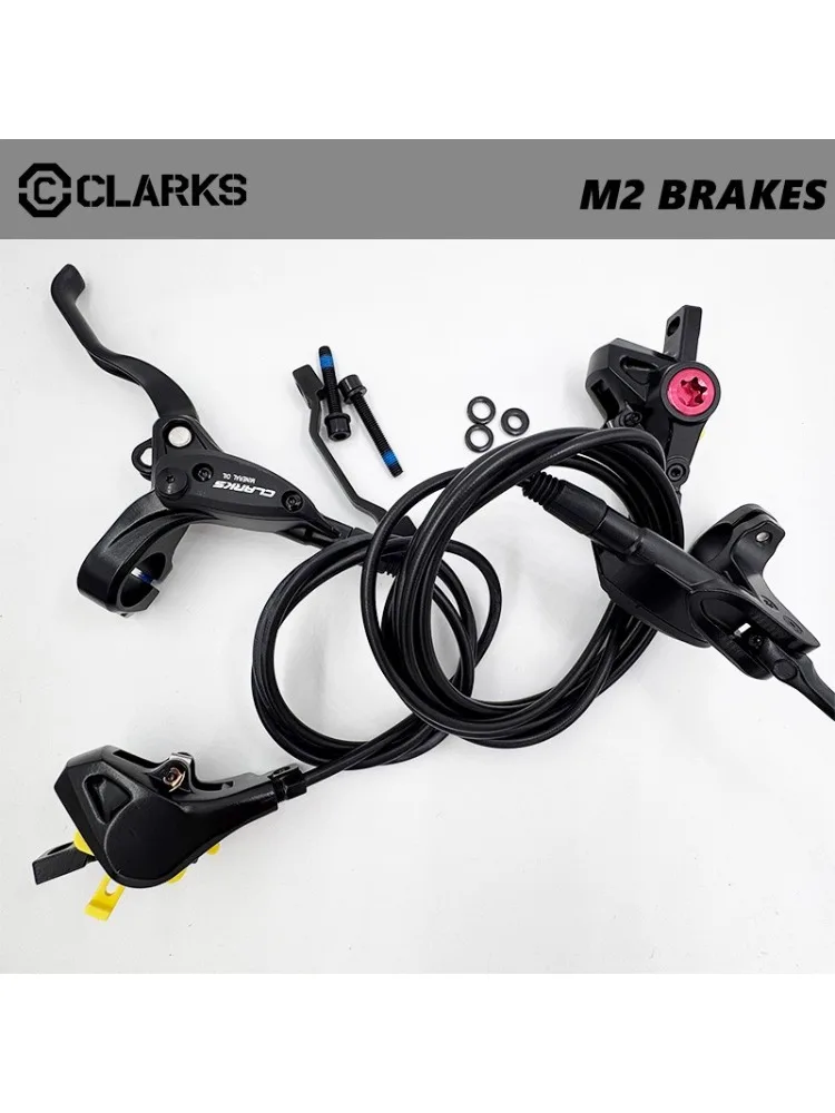 AliExpress NONE CLARKS M2 HYDRAULIC DISC BRAKE 2Pistons Lightweight With Adapter FRONT Or REAR MTB No Rotor-OE