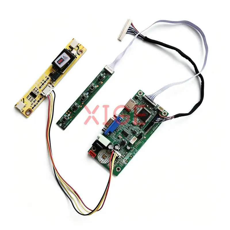 

For LP171WP7 LP171WP6 LP171WP5 LP171WP3 LCD Monitor Controller Drive Board DIY Kit 1440*900 LVDS 30-Pin 1440x900 2-CCFL HDMI+VGA