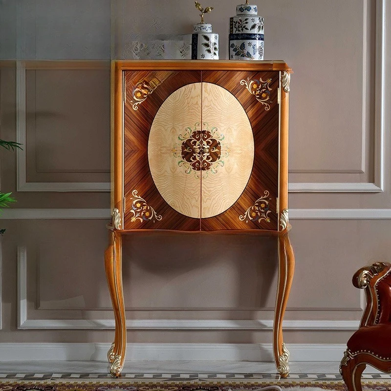 

Wine cooler, display cabinet, dining room, double door locker, villa, French neoclassical furniture
