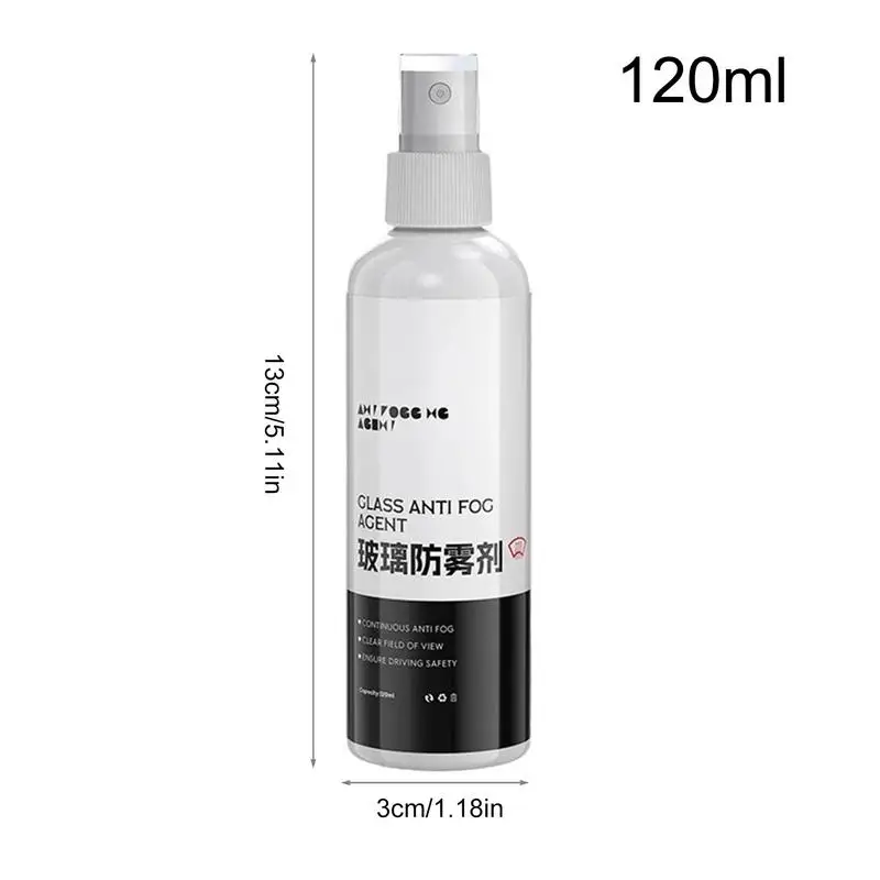 Voor SUV Anti Fog Spray Voor Voorruit Onzichtbare Defogger Spray Voor Auto Voorruit 120 ml Auto-interieur Glas Anti-condens Spray