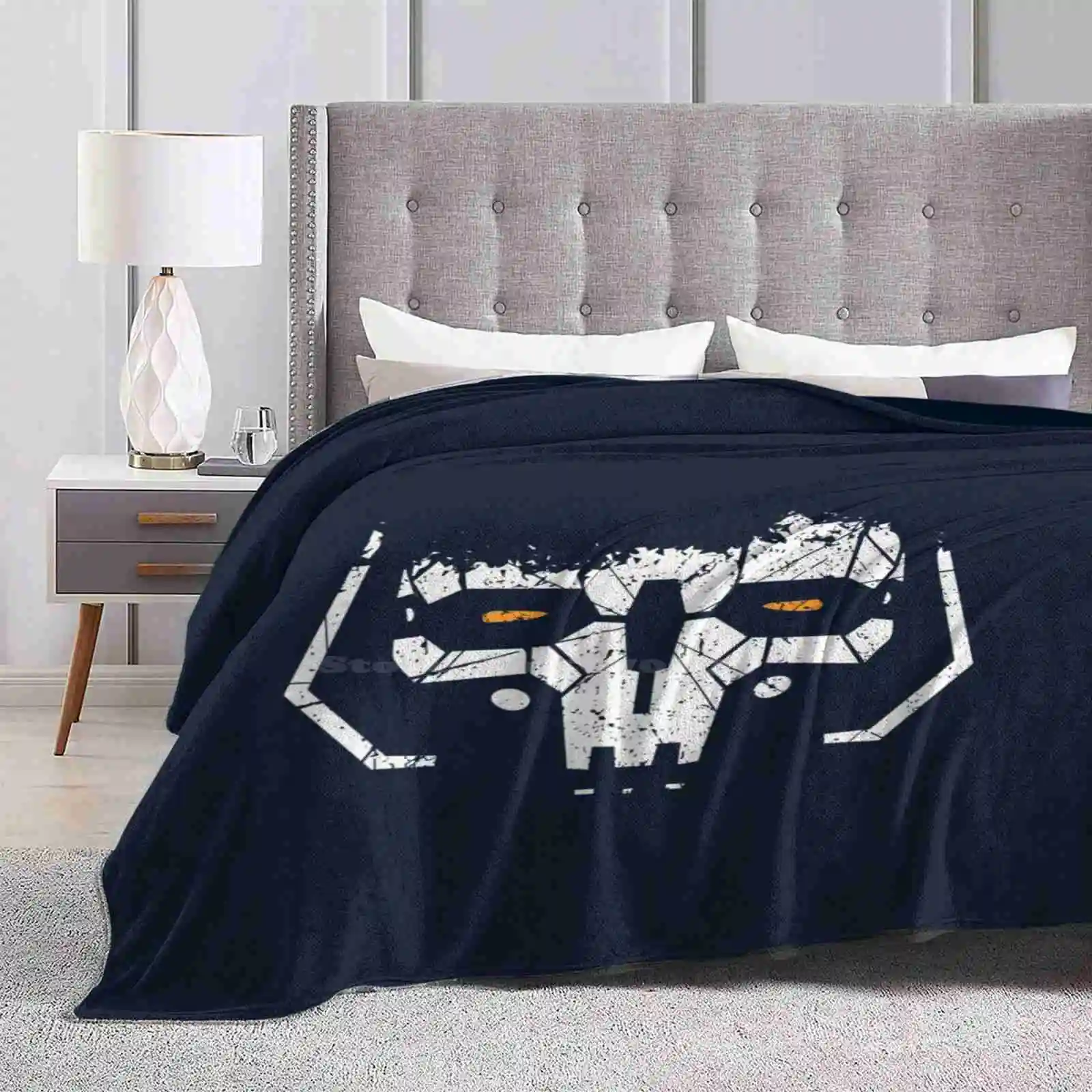 Battlemech Fashion Soft Warm Flannel Blanket Battletech Mwo Mecha Mechs Mechwarrior Online Robots Clans Machine Sci Fi Atlas