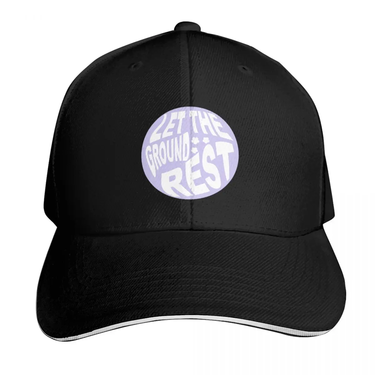 Let the Ground Rest Chris Renzema - Lavender Baseball Cap Vintage Retro Embroidered Lightweight Packable Gift for Him Her