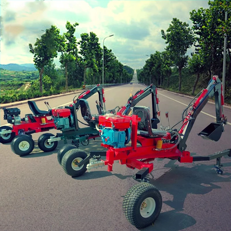 Cheap Small Orchard Excavator  - Tractor Backhoe review and price