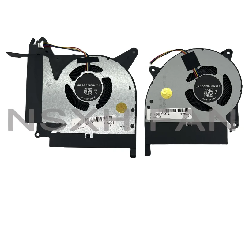 Ventilador de refrigeración de CPU GPU GL704 GL704G S7C GL704GW DFSCK22115181C FL2D FL2F DC12V FL2F radiador