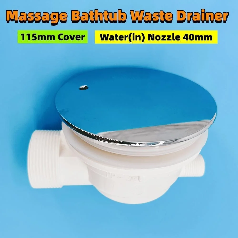 40mm Water 110mm Cover ABS SS Bathtub Waste Drainer with Anti-odor PP Base Sink Trap for Bathroom Downcomer