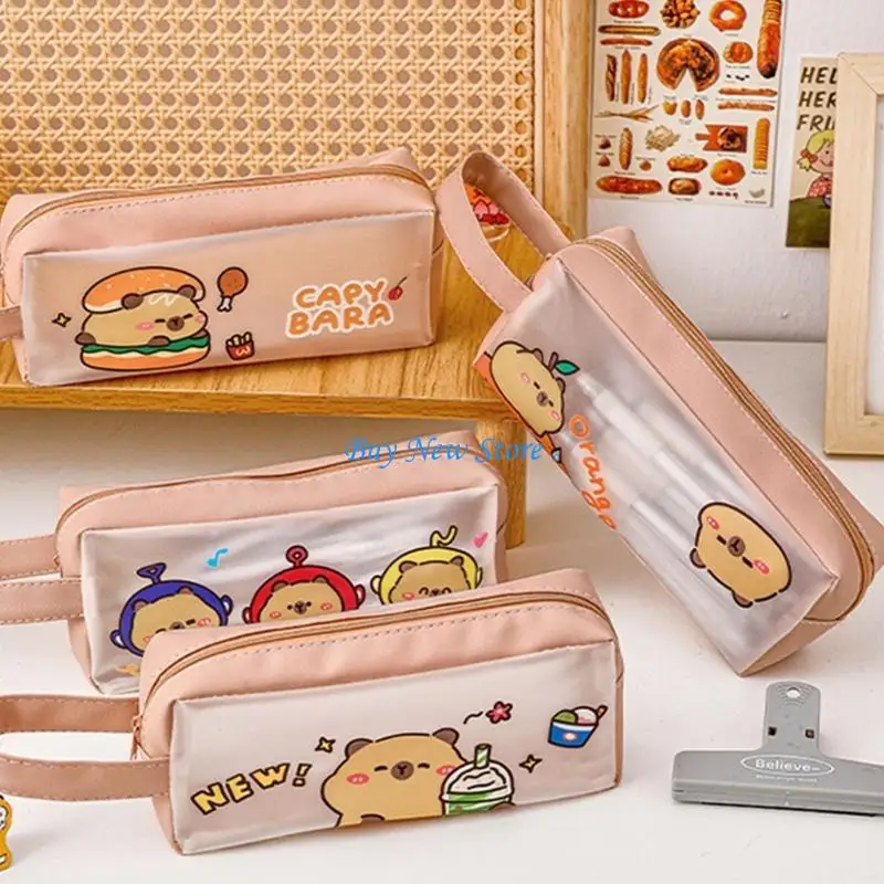 

20CE Water Resistant Pen Storage Bag Large Capacity Pen Pouches Travel Cosmetic Bag