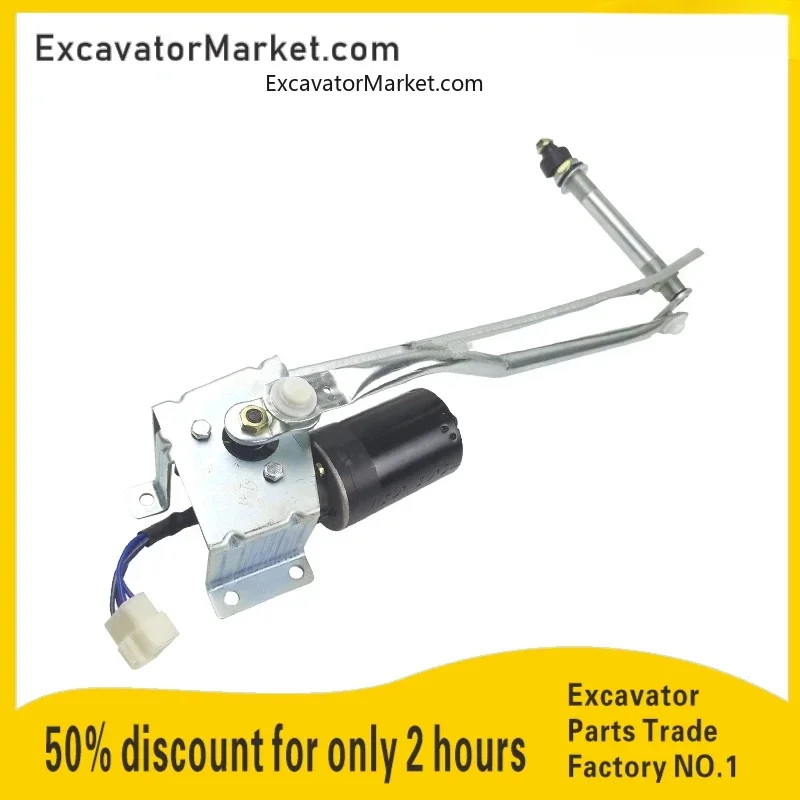 For SANY SY75-9 excavator cab wiper motor Wiper motor assembly excavator accessories For excavator