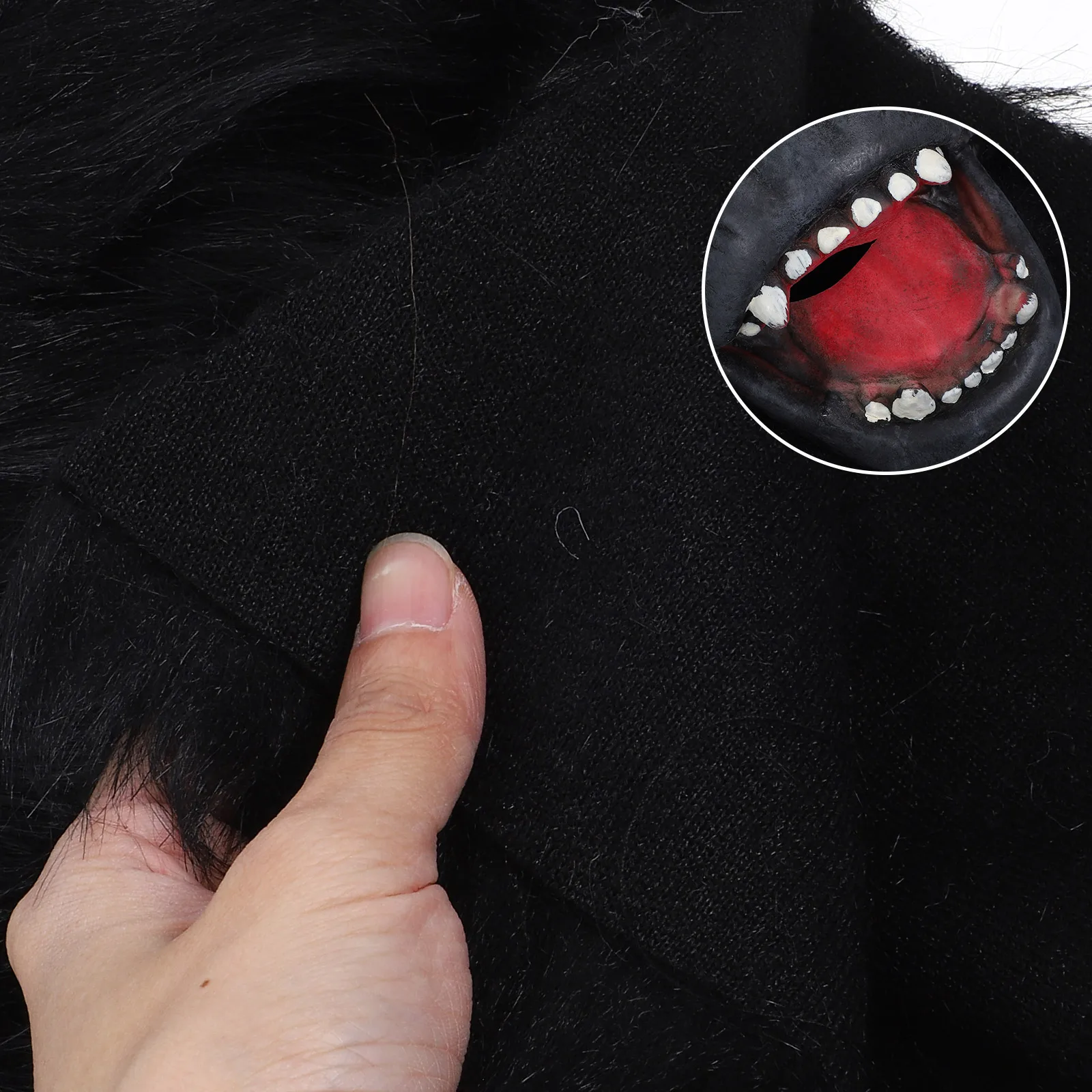 

1pc Gorilla Style Mask Halloween Animal Face Cover For Cosplay Party Carnival Festival Photo Prop Decorative Mask Masquerade