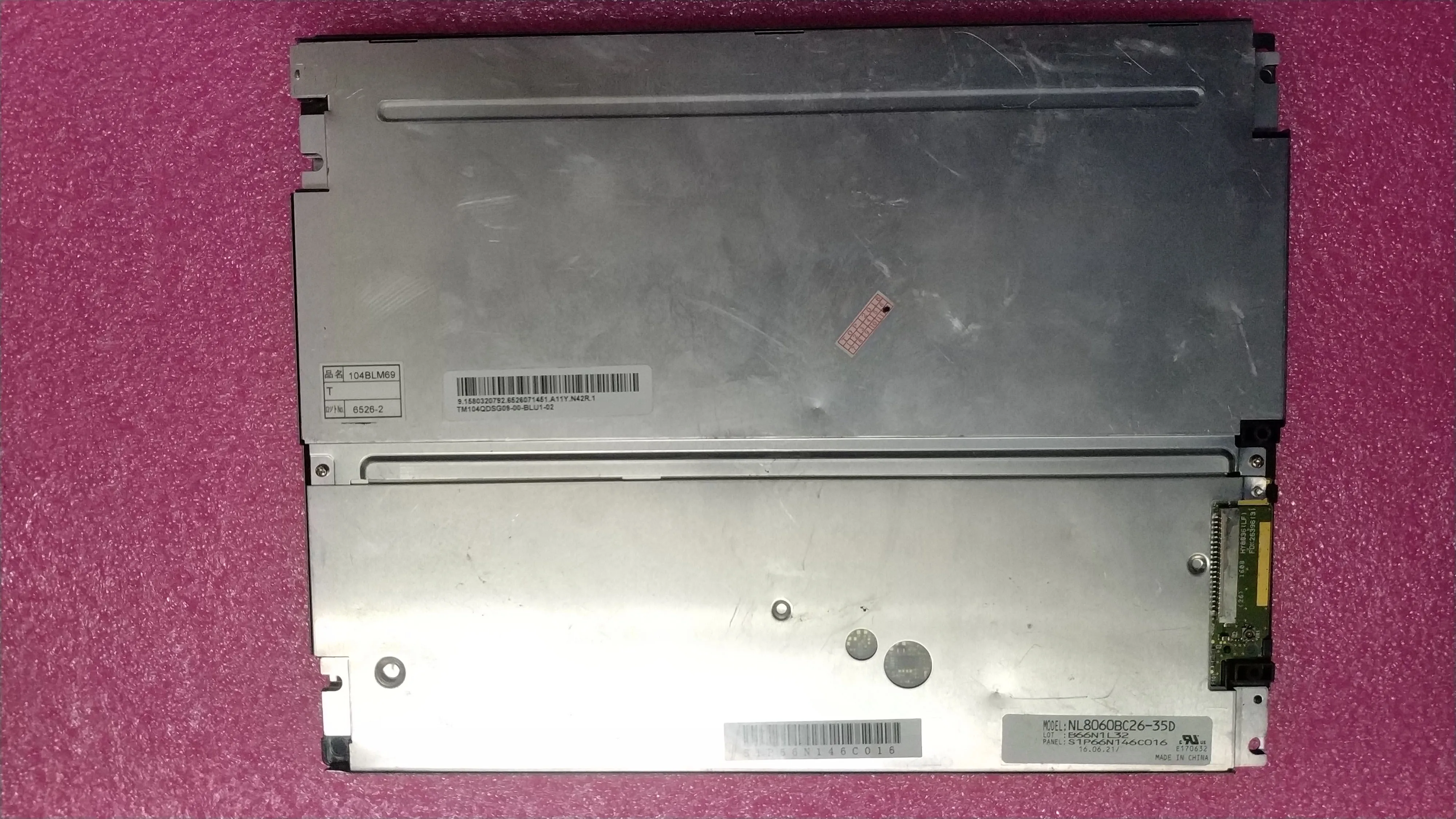 Nl8060bc26-35d 10,4 Zoll 800*600 industrieller LCD-Bildschirm, schnelle Lieferung.