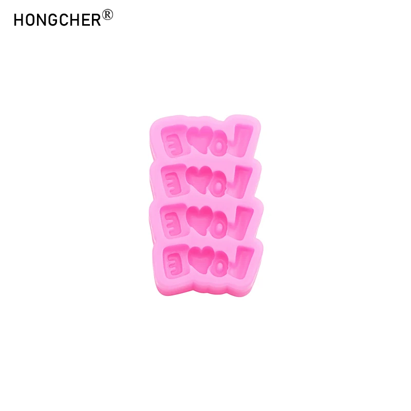 사랑의 편지 실리콘 몰드 DIY 휴대폰 케이스 헤어 액세서리 머리 장식 레진 액세서리 냉장고 물컵 장식 몰드 썸네일 3