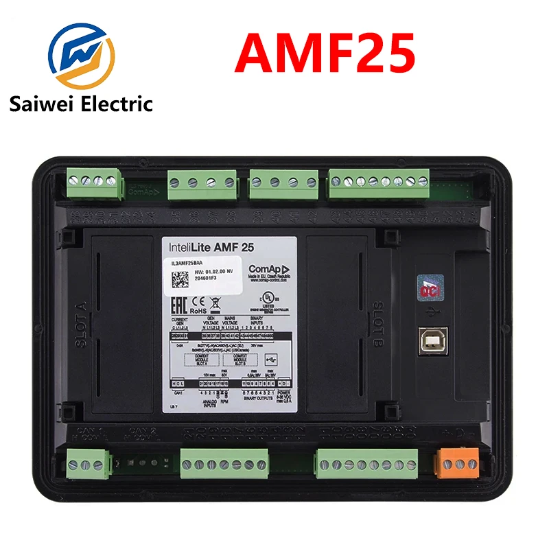 original InteliLite AMF 25 diesel generator controller module AMF25 LCD display remote monitoring panel generator set access