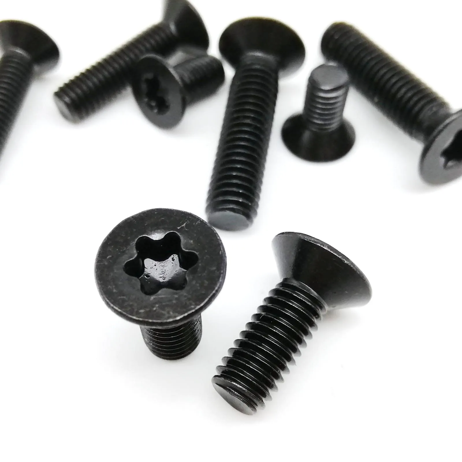 M2 M2.5 M3 M4 M5 M6 M8 Black 304 A2-70 Stainless Steel GB2673 Six Lobe Bolt Six-Lobe Torx Head Flat Countersunk Screw