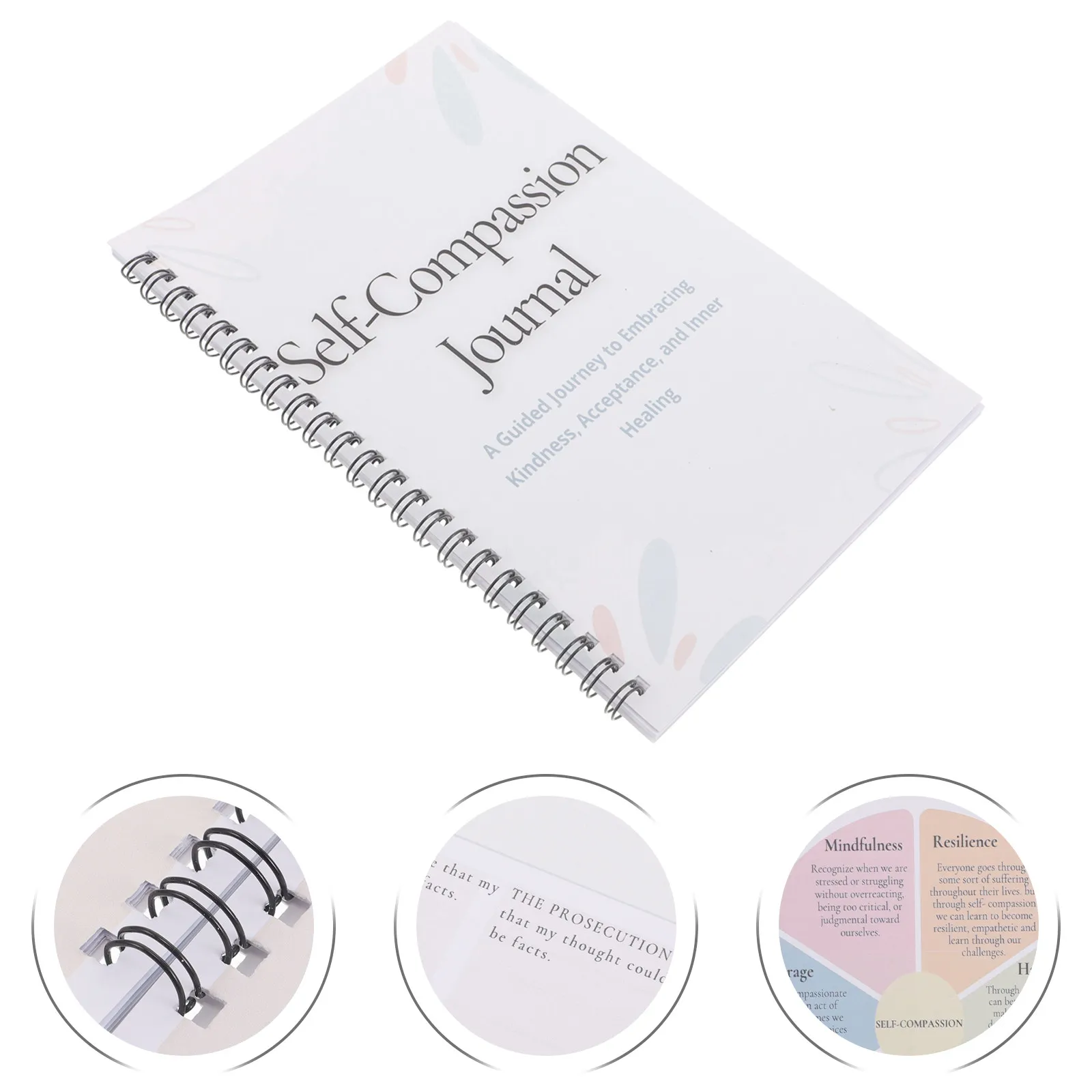

Self-Compassion Journal Gratitude Planner Personal Growth Guided Daily Reflection Notebook Mindfulness Diary for Women Men