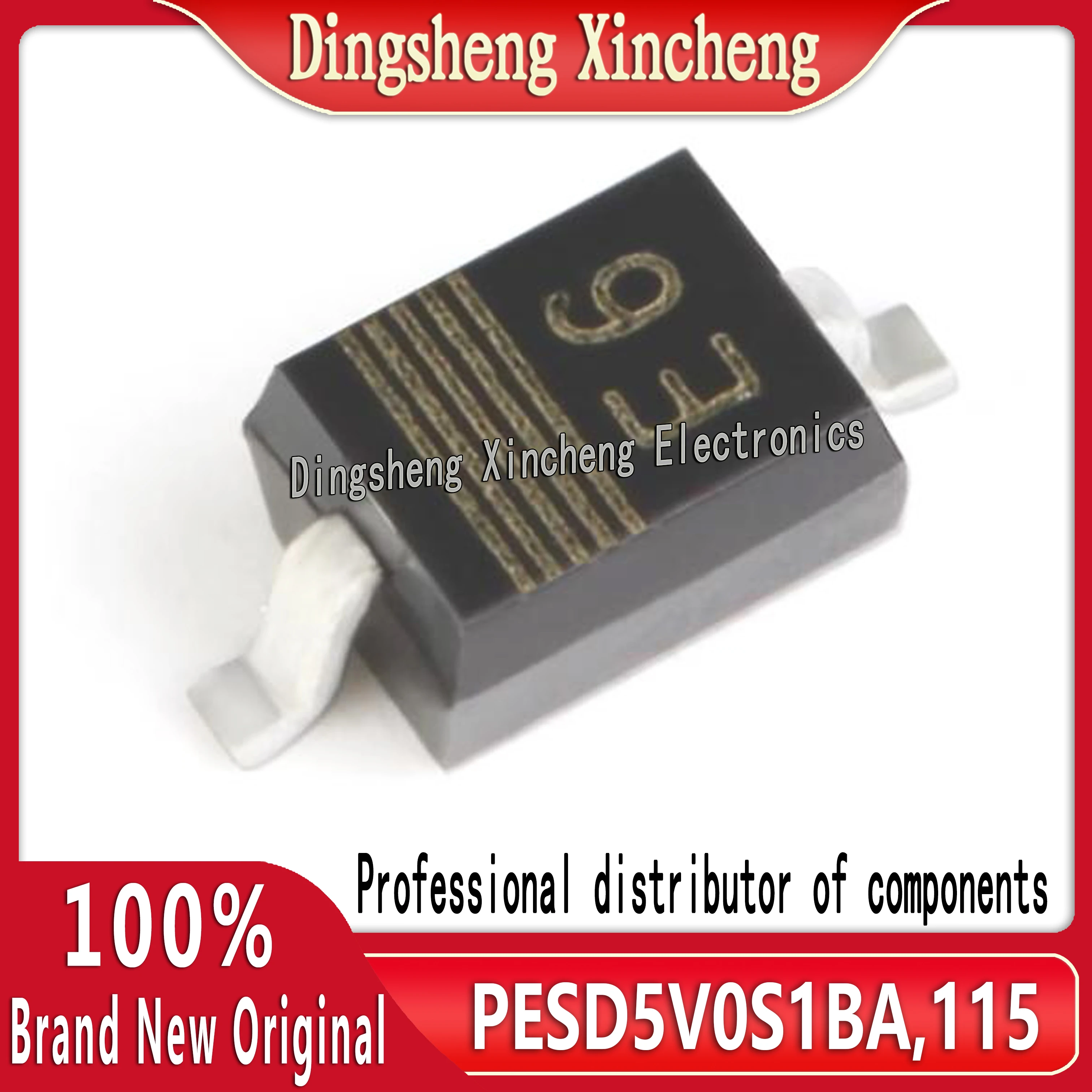 5 pcs/lot Original genuine PESD5V0S1BA, 115 SOD-323 5.0V SMT ESD diode