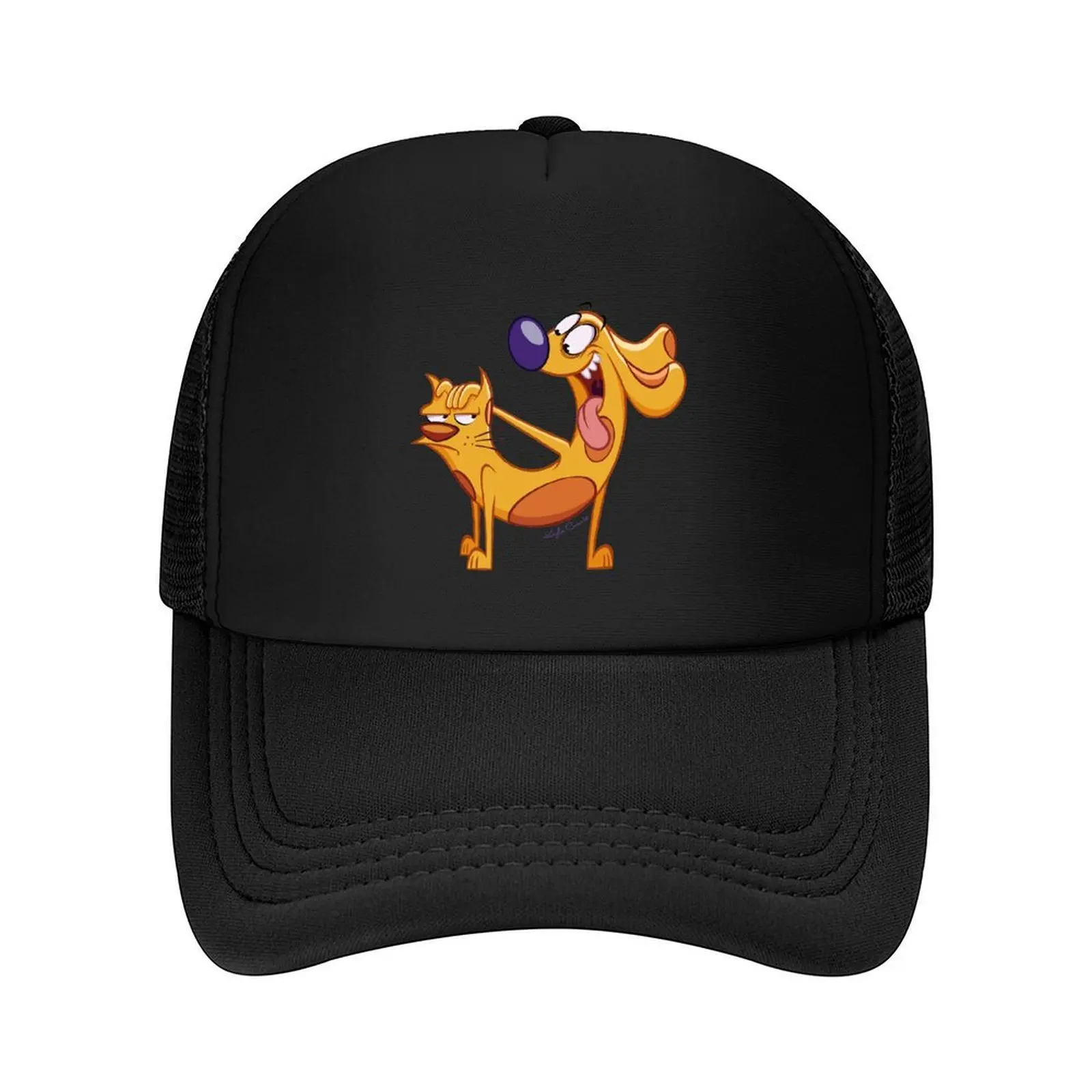 

Catdog Baseball Cap Bobble Hat Custom Cap sun hat tea Hat Women's Men's