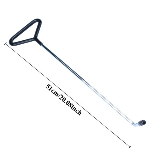 Imagen 2 del producto Juego de barra de palanca de múltiples cabezales para quitar abolladuras de carrocería, construcción metálica duradera, fija la mayoría de abolladuras de automóviles, incluye cabezales de repuesto