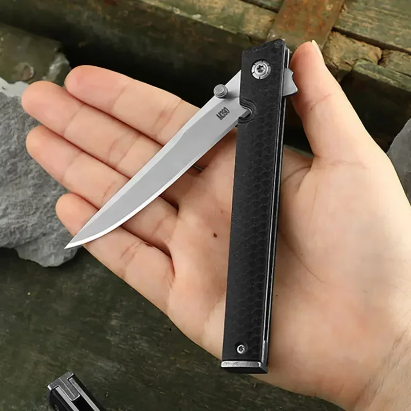 2024 new Folding Knife Outdoor Knife M390 Mini Pocket Knife Defensive Wild Camping Portable Sharp Pocket