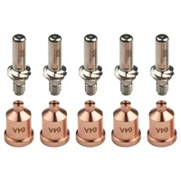 22pcs Welding Nozzles Welding Torch Plasma Kit 1.7mm Tips KP2845-3 For LC105 Tomahawk 1538 Plasma Torch Ref Soldering Supplies