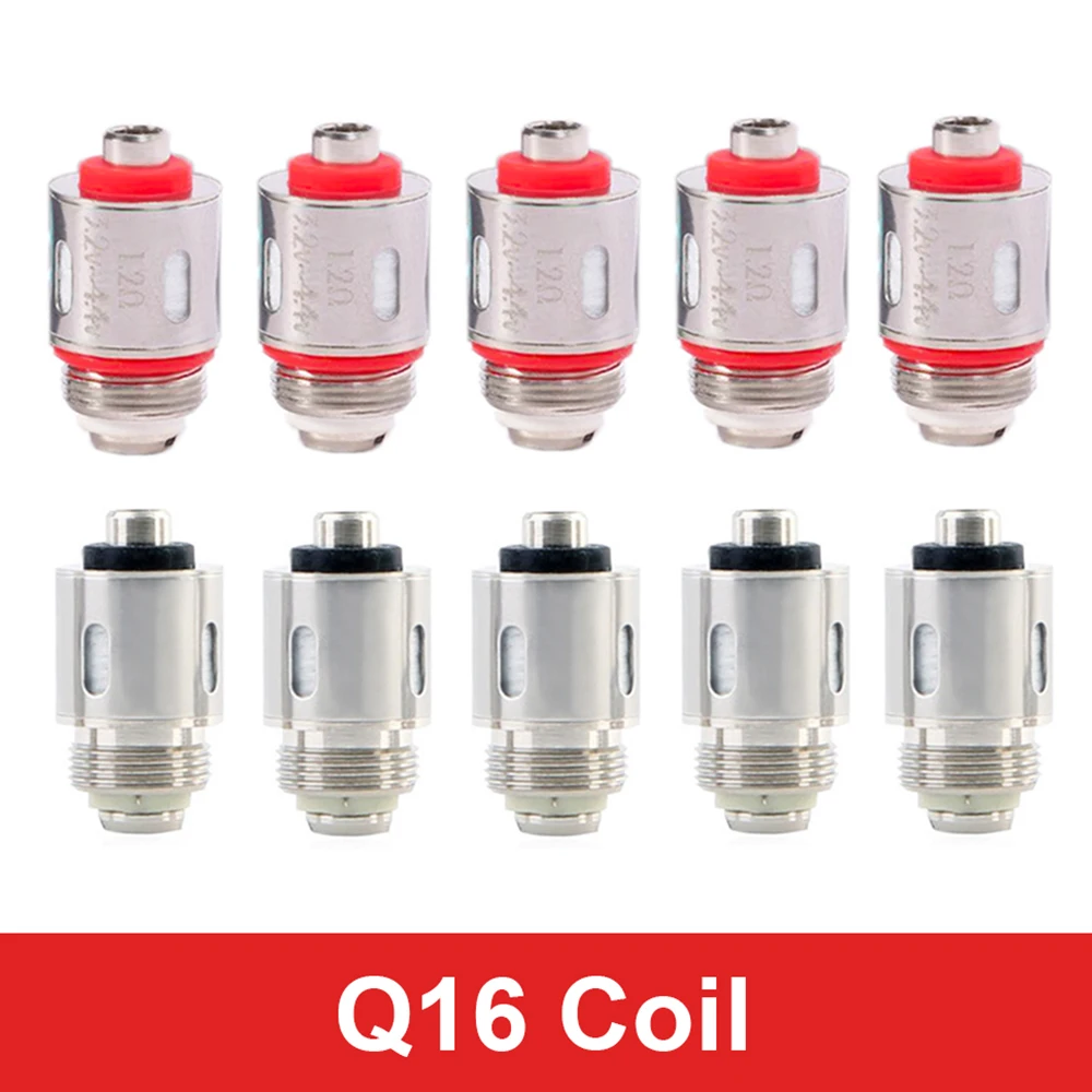 

10Pcs P16A 1.2ohm 1.6ohm Organic Cotton Coil for Justfog Q14 S14 G14 C14 Q16 Fog Vape Coil Tank