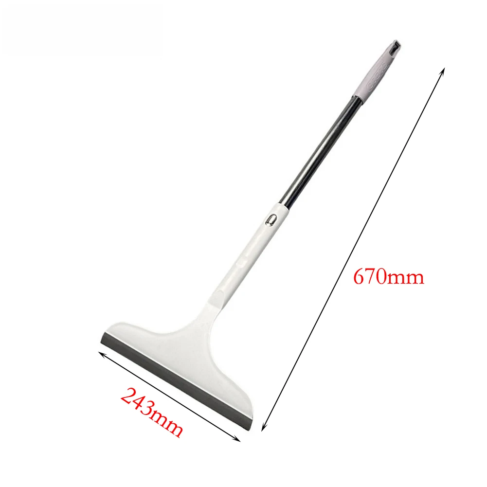 Adjustable Plastic Squeegee Scraper for Cleaning For Glass Surfaces Including Mirrors Shower Enclosures and Tiles