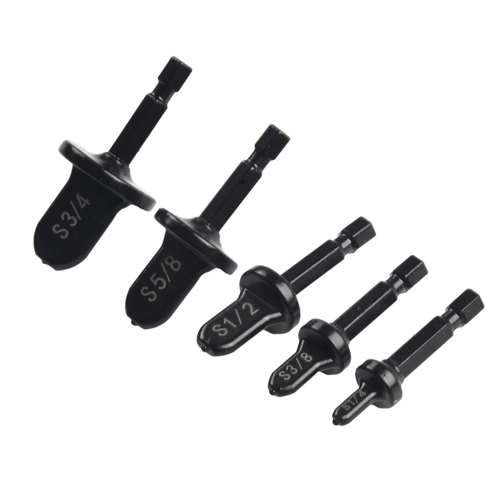 5pcs 50-63mm Tube Expander HVAC Tools Air Conditioner Swaging Flaring Set Black High Carbon Steel Tool Accessories