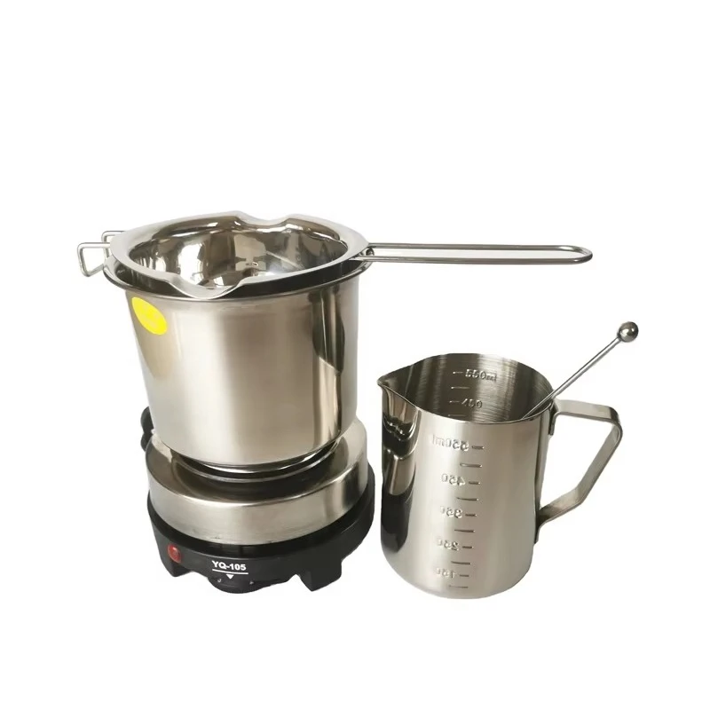 Water-proof Wax Pot Melting Wax Pot Stainless Steel Mixing Spoon Measuring Cup Boiling Wax Pot DIY Handmade Candle Making Tools