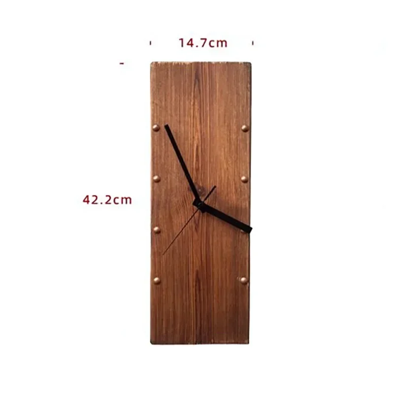 

Unique Digital Clock Wall Hanging Vintage Wood Design Wall Clocks Simplicity Originality Home Furniture