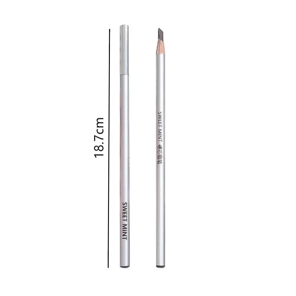 Lápiz de cejas Natural de estilo duro, duradero, resistente al agua, a prueba de sudor, potenciador de cejas salvajes, herramientas de maquillaje, cosméticos, 1 ud.