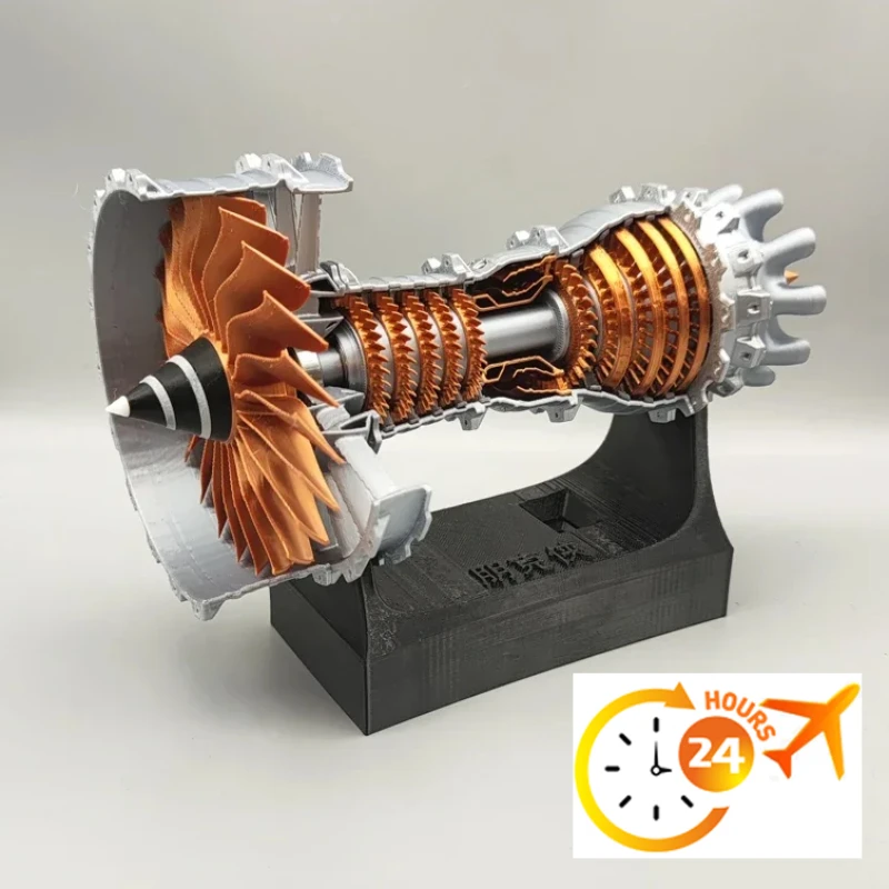 

Mini Turbofan Aircraft Engine Model DIY Assembled Engine Model Toy Scientific Experiment Game Toy