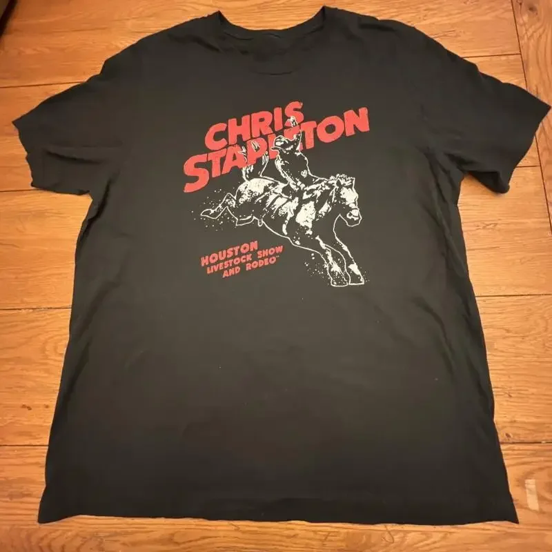 Chris Stapleton For Fans Black T Shirt Cotton All Size