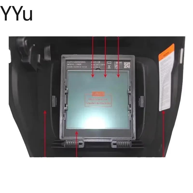 for Solar Auto Darkening Welding Helmet Electric Welder Mask Protective Eyes Shield Lens Cap for Welding Machine Plasma