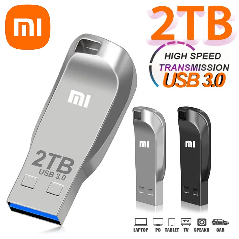 Xiaomi Flash Drives 2TB USB 3.0 Mini High Speed Metal Pendrive 1TB 512GB Stick Portable Drive Waterproof Memoria Storage U Disk