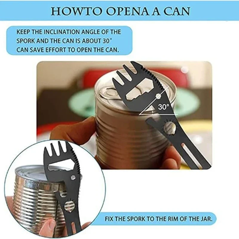 Multifunction Camping Spork Tool 3