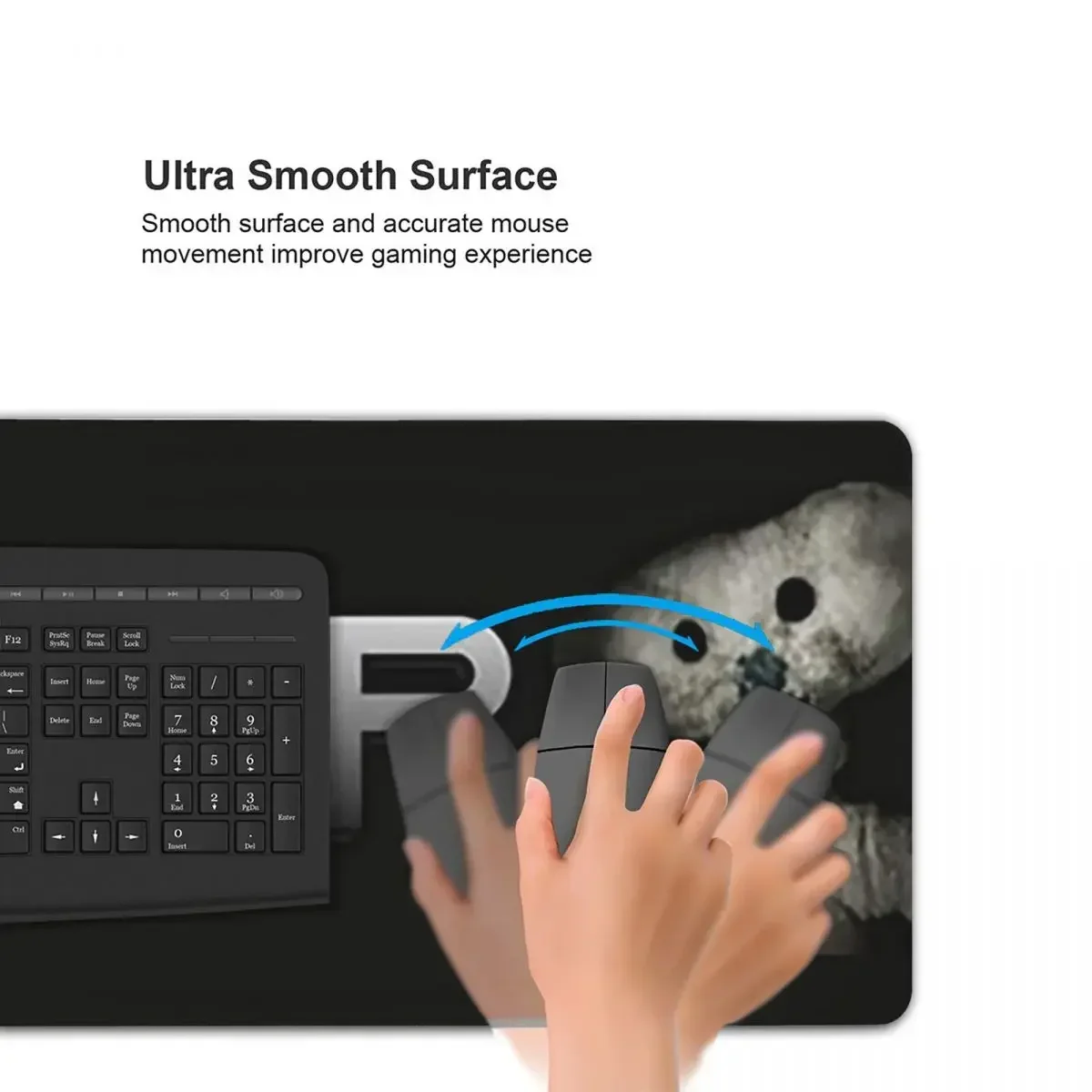 Большой коврик для мыши Bear Alpha, коврик для компьютерной клавиатуры, коврик для мыши, геймерский коврик для ноутбука, офисные аксессуары, настольные коврики