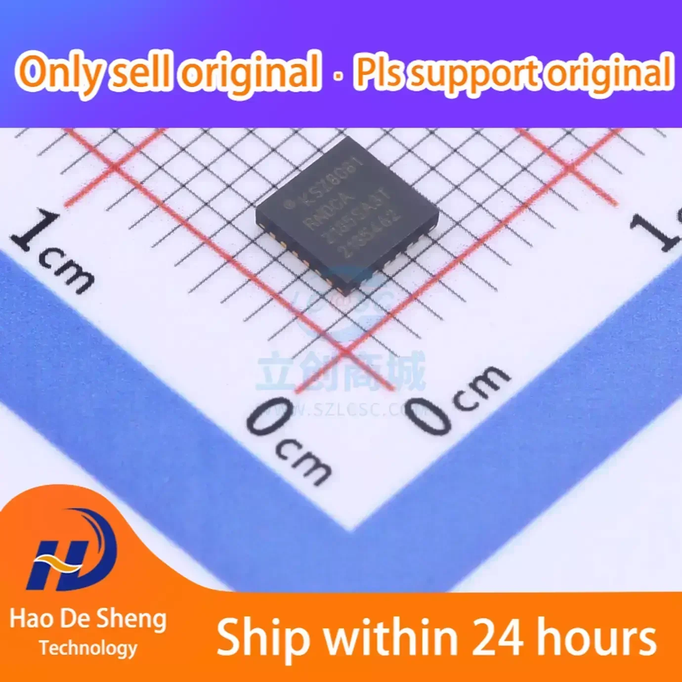 

10PCS/LOT KSZ8081RNDCA-TR KSZ8081RNDCA QFN-24 New Original In Stock