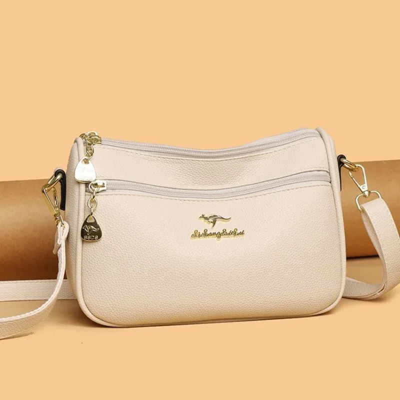 

Unique Elegant Diaper Bag Trendy Vintage Solid Color Tote Large Capacity Leather Shoulder Bag for Ladies Best Superstar Show