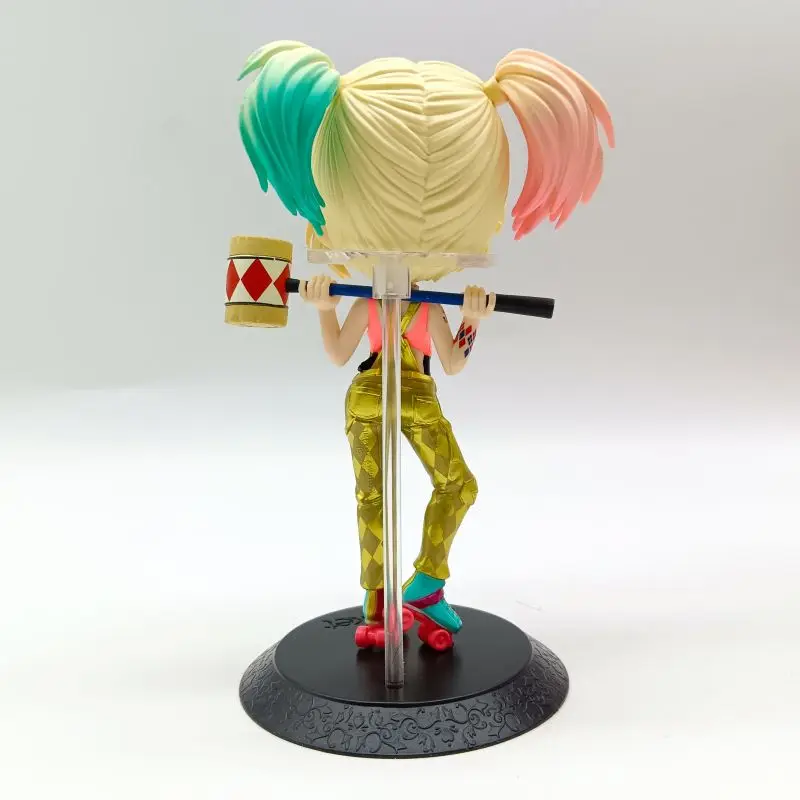 Figura de quadrinhos japoneses pássaros da prey harley quinn harley quinn modelo de jogo moderno decoração bandai estátua ornamentos periféricos