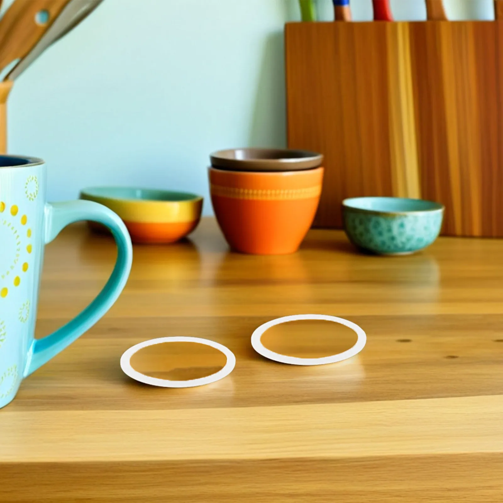 

24Pcs Reusable Mason Jar Gasket 70Mm Silicone Lid Seals Airtight Leakproof for Regular Mouth Jars Freezing and Microwave Safe