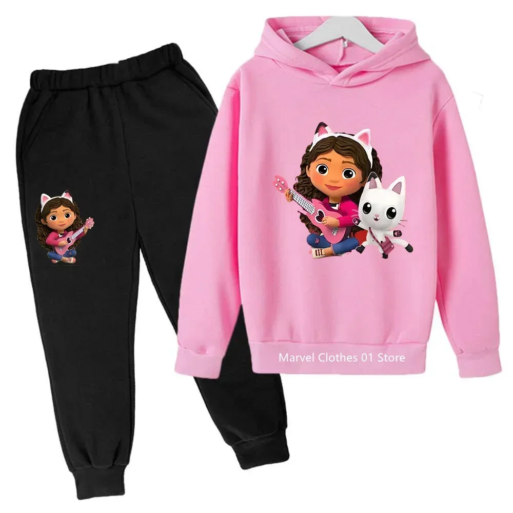 Kids Gabbys Doll House Hoodie Girls Clothes Mirabel Hoodies Pants 2Pcs Sets cute Children Costume Kids Tracksuits